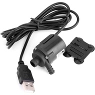 Pam Penyejuk Air Mikro Mini Tanpa Berus USB Ultra-Senyap untuk Akuarium Air Pancut Beredar DC4V-6V 0