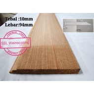 94mm Wainscoting/kayu frame /wall moulding /wall skirting/nyatoh kayu/bingkai kayu frame