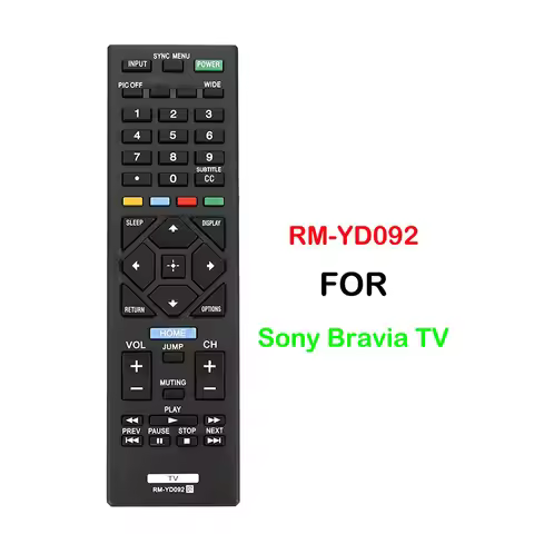 New Remote Control RM-YD092 Remote Control For Sony KDL-32R410B KDL-32R430B KDL-32R300B KDL-40R474 B