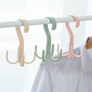 GANTUNGAN 4-hook Rotating Tie Hanger/Rotating Belt Tie/Bag Hanger Swivel Tie & waist Belt Hanger