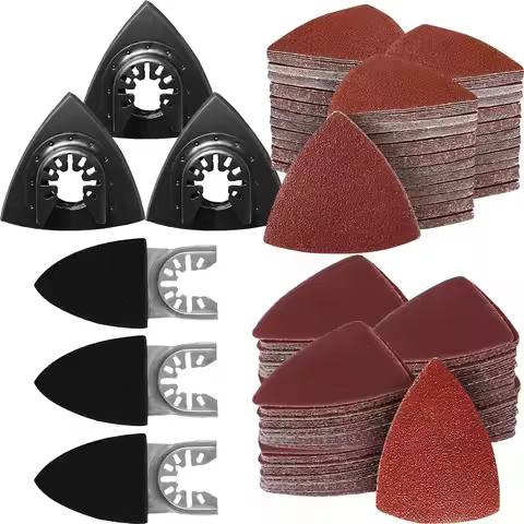 156Pcs Oscillating Multi Tool Accessories Sanding Polishing Kit Suitable for Dewalt Makita Milwaukee