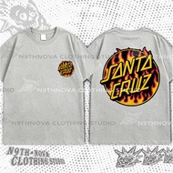24h Shipping N9THNOVA American-style High-quality Santa Cruz Streetwear Skate T-shirt Unisex 1
