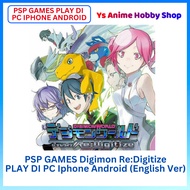 【PSP GAMES Main DI PC Iphone Android phone 】PSP Game Digimon World Re:Digitize English Version Agumo