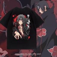 Anime T-Shirt Japan Naruto Uchiha Itachi Obito Madara Figure Wanted 24s Cotton Combed Premium Anime 