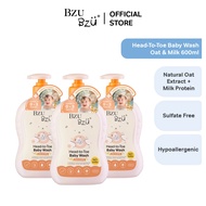 BZU BZU Head to Toe Baby Wash Oat & Milk (600ml x 3)