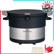 THERMOS Vacuum Insulation Cooker Shuttle Chef 3.0L Stainless Black KBC-3001 SBK