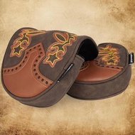 Cowboy Western Retro Brown LAB Golf DF3 Mallet Putter Cover Golf Head Cover Stick Cover