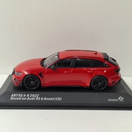 SOLIDO 1/43 ABT AUDI RS6 2022 AUDI Car Model Alloy U3