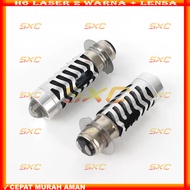 WAREHOUSE SALE H6 LASER MOTORCYCLE LED LIGHTS 2 COLORS H6 LASER MOTORCYCLE UNIVERSAL H6 MOTORCYCLE L