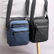 Men Nylon Bag Korean Version One-Shoulder Korean Version Casual Oxford Cloth Men's Bag Messenger Bag Small Bag Waterproof Small Bag