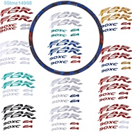 TMZ1 Bike Wheel Rims Bicycle Part Bike Accessories Bike Wheel Stickers Bicycle Decals Multicolor Bic