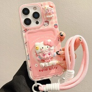 手机壳Cute Cartoon Hello Kitty Doll Suitable for Apple 16ProMax Phone Case IPhone15 New 13/14/1226.1.25