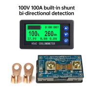 Aideepen DC 9-100V H56CS liquid crystal battery power indicator Voltage current power meter Coulombm