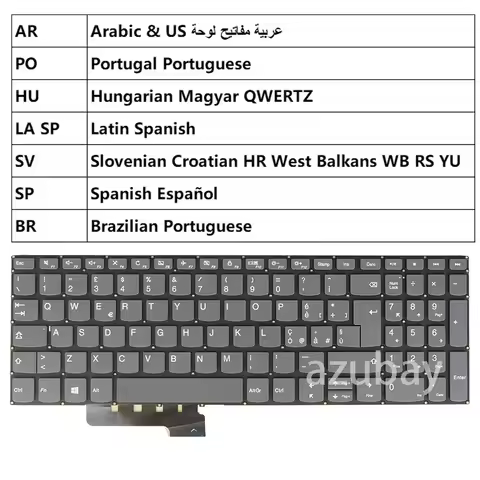 Keyboard For Lenovo V130-15ikb V130-15igm 330S-15ast -15ISK -15ikb Arabic BR Portuguese Hungarian LA