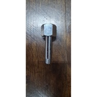 Carbon Dioxide CO2 Gas Tank Connector for Regulator 1/4 MNPT x BS8 (Chrome Plated Brass)