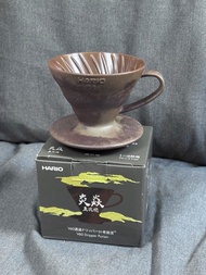 HARIO V60 老岩泥 五次燒 咖啡濾杯 01號