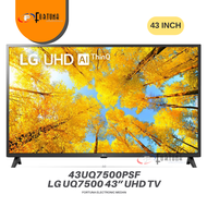 TV LG 43 INCH 43UQ7500 4K UHD SMART TV LED HDR MEDAN