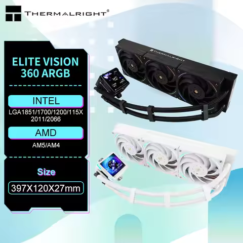 Thermalright ELITE VISION 360 ARGB All-in-one water cooling radiator,2.73-inch/Magnetic IPS LCD disp
