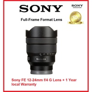 Sony FE 12-24mm f/4 G Lens + 1 Year Local Warranty