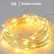SG IN  stock Children Day3 Modes 1M LED Light String Fairy Lights Battery operated Light Copper Wire
