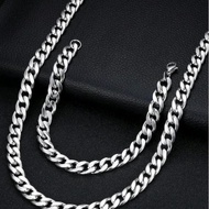 DF222 - MEN'S TITANIUM NECKLACE, FASHION CHAIN MODEL, ANTI-FADING