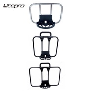 Litepro Bicycle Handleless Small Middle Large Size Holder Basket Bag School Bag Pig Nose Front Shelf Camera Bag For Brompton BMX