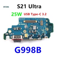 25W Type-C Fast Charging Port Dock Board Flex For Samsung Galaxy S21 Ultra 5G SM-G998B G998U  USB Co