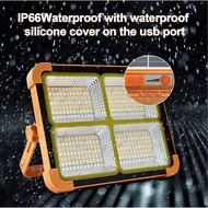 LED Powerful Flashlight Portable XHP50 XHP90 Torch USB Rechargeable Searchlight Waterproof Spotlight