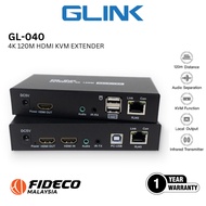 Glink GL-040 4K HDMI USB KVM Extender 120M over Cat6