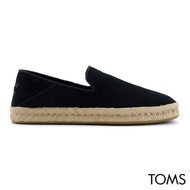 Toms Men Santiago Black Diamond Perforated Suede