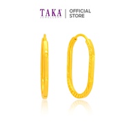 TT0 TAKA Jewellery 999 Pure Gold Hoop Earrings - 5G Gold Generation