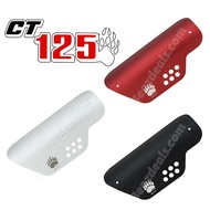 Honda CT125 Anti-Scalding Cover Aluminum Modeling Exhaust Pipe Guard Protective Haoge Parts