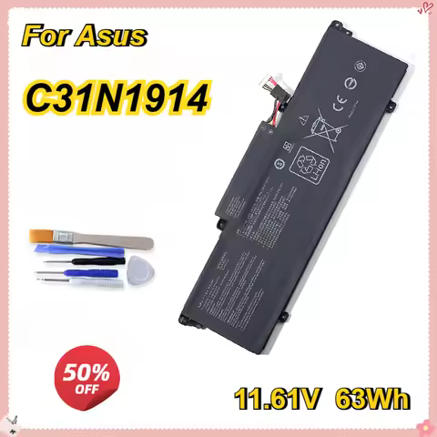 C31N1914 Laptop Battery for Asus ZenBook 14 UX425QA UX435EAL UX425UG UX435EG U4800EGL 11.61V 63Wh No