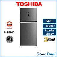 Toshiba RT835 661L Inverter Refrigerator Peti Sejuk Fridge