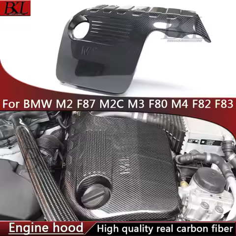 For BMW M2 F87 M2C M3 F80 M4 F82 F83 Carbon fiber engine hood Replacement installation engine hood c