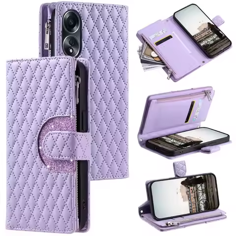 Realme 11 10 9 Pro Plus 5G Flip Case For OPPO Realme 11 4G Crossbody Zipper Wallet Leather Funda Rea