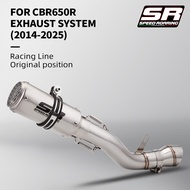 Slip On For CBR650R CB650F CB650R CBR650F Motorcycle Exhaust System Modified Link Pipe Escape