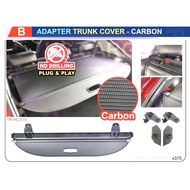Lexus nx200t nx300 nx300h 2016 - 2022 rear trunk cover softlid deck adapter lip bodykit body kit NX