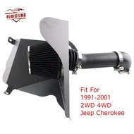 Black Cold Air Intake System & Filter Kit for 91-01 Jeep Cherokee XJ 4.0L 2/4WD Cars Accessories