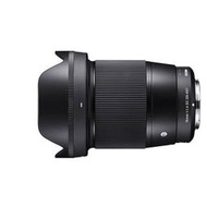 數位NO1 免運 全新 微單 Sigma 16mm F1.4 DN 大光圈 人像 公司貨 適用 NEX Sony E