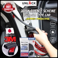 High Quality Original Japan Car Door Sound Proof Rubber Seal Strip Soundproof Getah Pintu Kereta Car Accessories