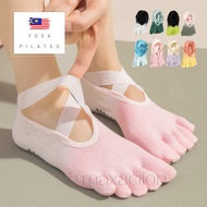 *S23 OMBRE* YOGA PILATES BARRE Socks Anti Slip Socks Studded Socks Gym Socks Running Socks