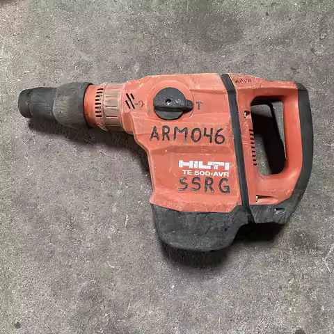 HILTI single use electric pick TE 500 AVR high-power concrete slotting hammer tool. Second hand