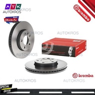 จานเบรคหน้า VW CARAVELLE MULTIVAN T5 2003-2015 1.9 2.0 2.5 3.2 TDI BiTDI TSI 3.2 V6 4motion ล้อ16" 0