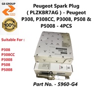 Peugeot Spark Plug ( PLZKBR7AG ) - Peugeot 308, 308CC, 3008, 508 & 5008 ( 5960-G4 )