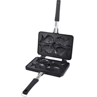 Easy Cooker Bungeoppang 4 Pancakes Fish Shaped Pancake Korean-style Waffle Cake Maker Pan Non Stick 