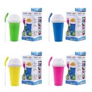 Quick-Frozen Smoothies Slushy Cup Refrigeration Pinch Cup Milkshake Squeeze Cooling Cup Ice Cream Maker Machine Kitchen Tools