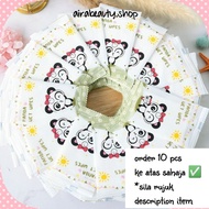 airabeauty.shop 1pack Cute Wet Tissue Cute Panda Borong Cute Free Gift Murah Cartoon Tisu Basah Tisu Baby Wipes