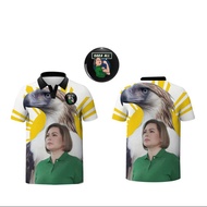 Sara Duterte Polo Shirt Themed Activewear Mesh Fabric T-Shirt Polyester Material 3D Printing & Breat