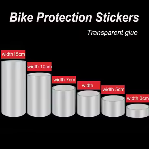 Transparent Bicycle Stickers Tape 3M 5M 10M Bike Frame Protector Cycling Tape Film Invisible Scratch